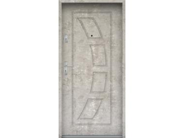 Zdjęcie: Drzwi wejściowe do mieszkań Bastion T-17 Beton naturalny 80 cm (NW) prawe ODP KR CENTER