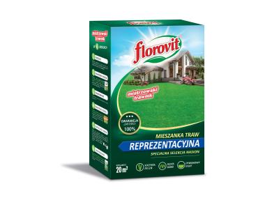 Zdjęcie: Mieszanka traw reprezentacyjna karton 0,5 kg FLOROVIT