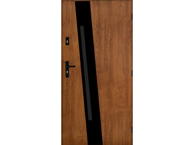 Zdjęcie: Drzwi zewnętrzne parys złoty dąb 90p kpl PANTOR
