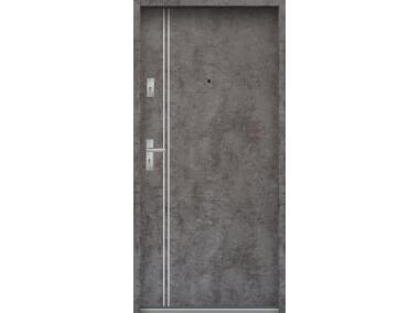 Zdjęcie: Drzwi wejściowe do mieszkań Bastion A-37 Beton ołówkowy 80 cm (NW) prawe ODP KR CENTER