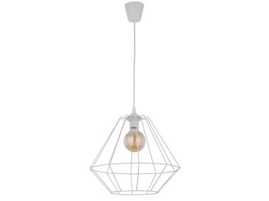 Zdjęcie: Lampa wisząca Diamond 1 x E27 biała 40 4300 TK LIGHTING