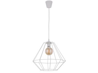 Zdjęcie: Lampa wisząca Diamond 1 x E27 biała 40 4300 TK LIGHTING