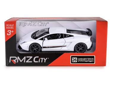 Zdjęcie: Model metalowy 5 Lamborghini Lp570-4 Gallardo biały RMZ