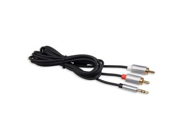 Zdjęcie: Kabel 3 m Jack 3,5 WT. - 2 RCA WT. HQ LB0093 LIBOX