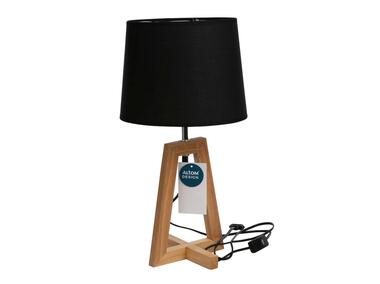 Zdjęcie: Lampa Scandic z podstawą drewnianą 26x26x50 cm ALTOMDESIGN