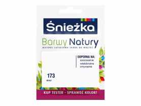 Tester koloru Barwy Natury biały 173 25 ml ŚNIEŻKA