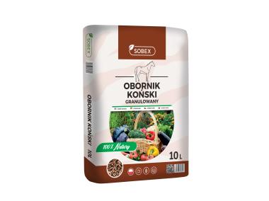 Zdjęcie: Obornik koński granulowany 10 L SOBEX