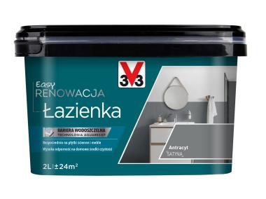 Zdjęcie: Farba renowacyjna Easy Renowacja Łazienka antracyt 2 L V33