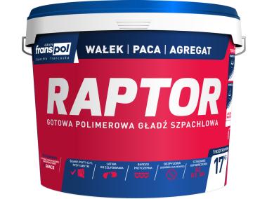 Zdjęcie: Gładź szpachlowa Raptor 17 kg FRANS-POL