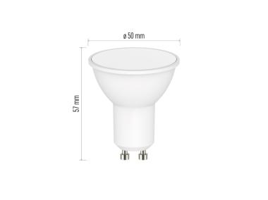 Zdjęcie: Żarówka LED MR16, GU10, 4,8 W (35 W), 400 lm, RGB, ściemnialna, Wi-Fi EMOS