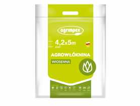 Agrowłóknina osłaniająca wiosenna 17 g biała 4,2 x 5 m AGRIMPEX