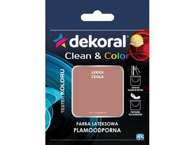 Zdjęcie: Tester farby Clean&Color lekka cegła 0,04 L DEKORAL