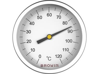 Zdjęcie: Termometr uniwersalny 5,2x1,5x5,2 cm srebrny BIOTERM