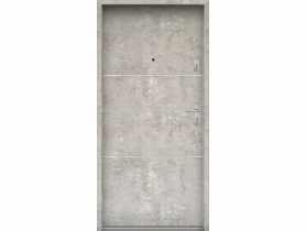 Drzwi wejściowe do mieszkań Bastion A-66 Beton naturalny 90 cm lewe ODO KR CENTER