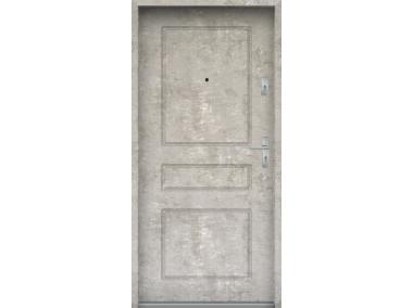 Zdjęcie: Drzwi wejściowe do mieszkań Bastion T-56 Beton naturalny 90 cm lewe ODR KR CENTER