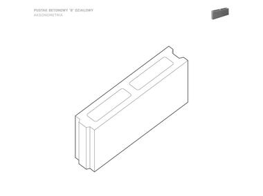 Zdjęcie: Pustak betonowy „8” działowy BETARD