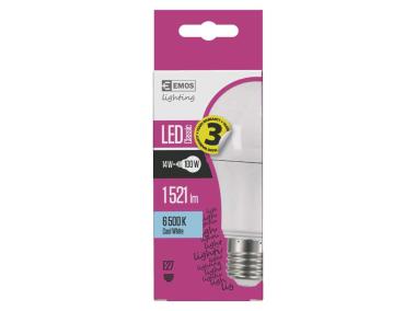 Zdjęcie: Żarówka LED Classic A60, E27, 13,2 W (100 W), 1521 lm, zimna biel EMOS