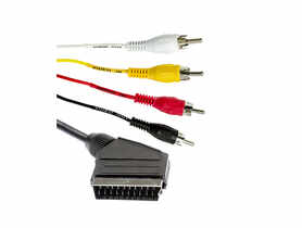 Kabel EURO 21 pin-4 x CHINCH, 1,5 m BMEN05 DPM SOLID