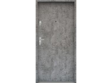 Zdjęcie: Drzwi wejściowe do mieszkań Bastion N-02 Beton srebrny 80 cm prawe OSPŁ KR CENTER