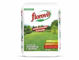 Nawóz do trawników z mchem worek 25 kg FLOROVIT