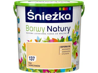 Zdjęcie: Farba Barwy Natury pole słoneczników 137 2,5L ŚNIEŻKA