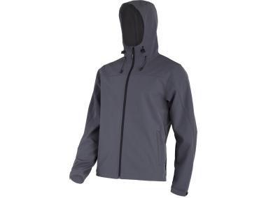 Zdjęcie: Kurtka softshell z kapturem szara, XL, CE, LAHTI PRO