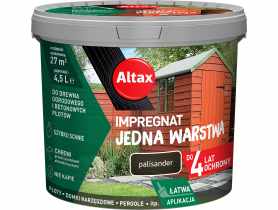 Impregnat Jedna Warstwa 4 lata 4,5 L palisander ALTAX