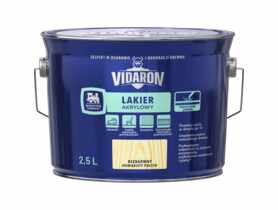 Lakier akrylowy bezbarwny 2,5 L VIDARON
