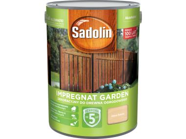 Zdjęcie: Impregnat dekoracyjny do drewna ogrodowego Garden 5 L jasna sosna SADOLIN