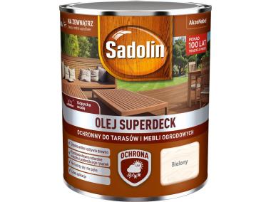 Zdjęcie: Olej Superdeck bielony 0,75 L SADOLIN