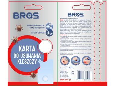 Zdjęcie: Karta do usuwania kleszczy BROS