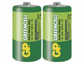 Bateria cynkowa GP GREENCELL D (R20) 2BL EMOS