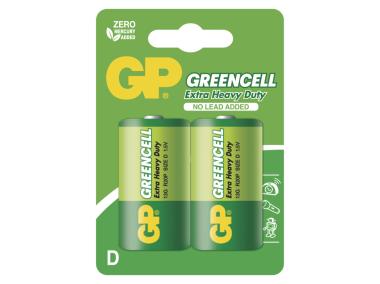 Zdjęcie: Bateria cynkowa GP GREENCELL D (R20) 2BL EMOS