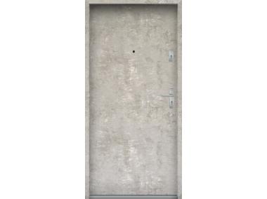 Zdjęcie: Drzwi wejściowe do mieszkań Bastion N-02 Beton naturalny 80 cm (NW) lewe ODR KR CENTER
