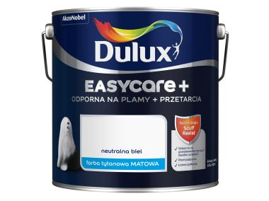 Zdjęcie: Farba Easy Care + Przetarcia naturalna biel 2,5 L DULUX