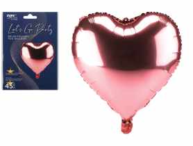 Balon foliowy Heart różowy RAVI
