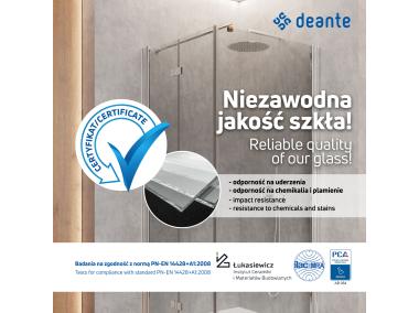 Zdjęcie: Ścianka prysznicowa walk-in systemu Kerria Plus 30 cm Kerria Plus chrom DEANTE