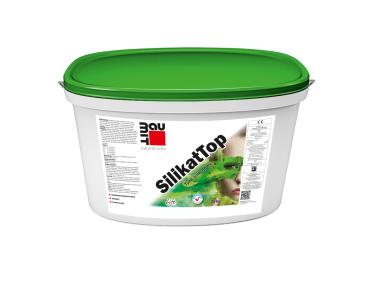 Zdjęcie: Tynk silikatowy SilikatTop K1,5 - kolor biały Life 0019 - 25 kg BAUMIT