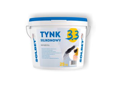 Zdjęcie: Tynk zewnętrzny silikonowy 3.3 25 kg SOLBET