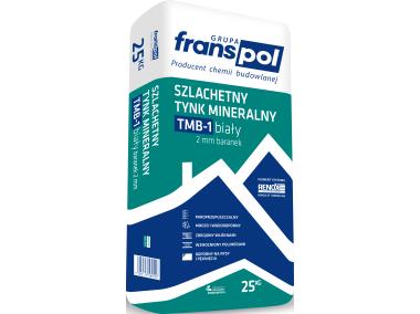 Zdjęcie: Tynk mineralny MTB-1 biały baranek 1,5 mm - 25 kg FRANS-POL