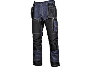 Zdjęcie: Spodnie jeansowe niebieskie ze wzmocnieniami, S, CE, LAHTI PRO