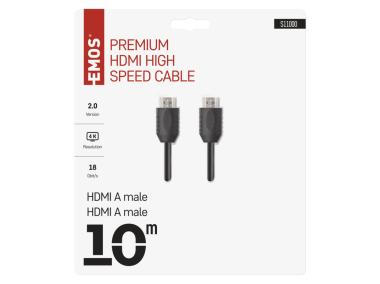 Zdjęcie: Przewód Hdmi 2.0 wtyk A - wtyk A, 10m EMOS