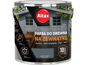 Farba do drewna na zewnątrz 2,5 L antracyt ALTAX