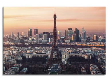 Zdjęcie: Obraz Glasspik Destination 80x120 cm Ex385 Eiffel Tower STYLER