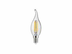 Żarówka LED, Filament, C35L, 3000K, E14, 4,0W, 420lm, 44mA GTV