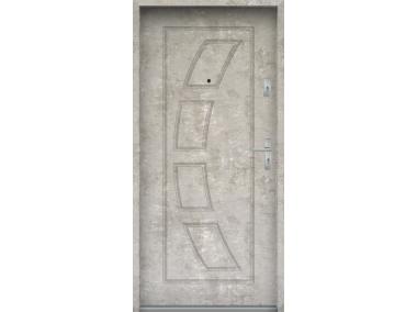 Zdjęcie: Drzwi wejściowe do mieszkań Bastion T-17 Beton naturalny 80 cm lewe ODO KR CENTER