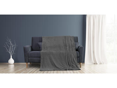 Zdjęcie: Koc Nessa charcoal 70x150 cm AMELIA HOME