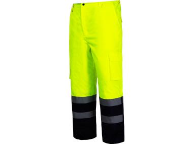 Zdjęcie: Spodnie ostrzegawcze ocieplane, żółte, L, CE, LAHTI PRO