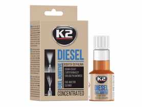 Dodatek do czyszczenia wtryskiwaczy w silnikach Diesla - Diesel Go 50 ml K2