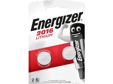 Zdjęcie: Bateria płaska litowa CR2016 2 szt ENERGIZER
